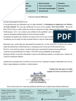 Carta de Aceite de Publicação