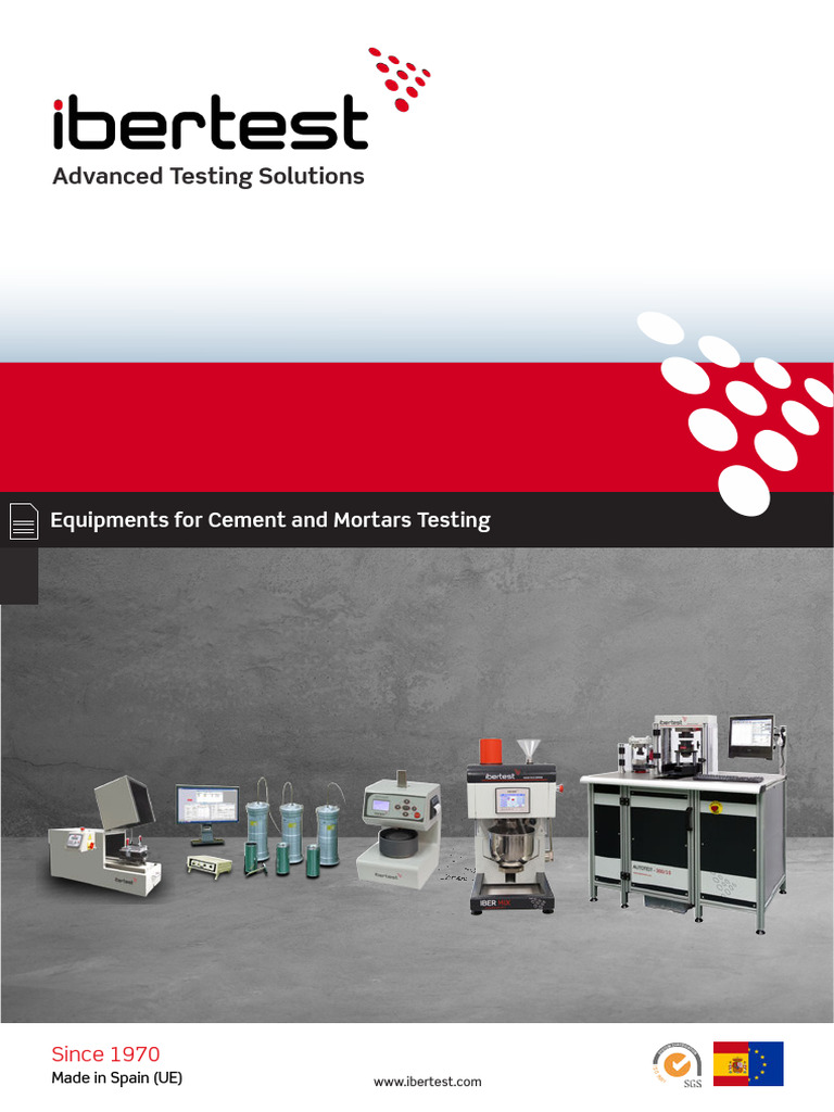Documents - Pub Equipments For Cement and Mortars Testing | PDF