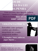 Os 5 Tipos de Violência Da Lei Maria