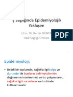 İş Sağlığında Epidemiyolojik Yaklaşım