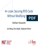 RFID Cloak - Securing RFID Cards
