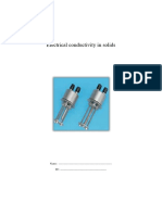 Electrical Conductivity in Solids (2) Cassy 2