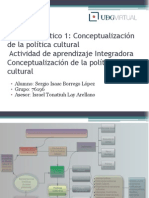 Mapa Mental Políticas Culturales Sergio Isaac Borrego Lopez