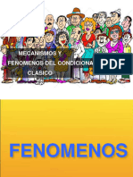 CONDICIONAMIENTO CLASICO Mecanismos Fenomenos