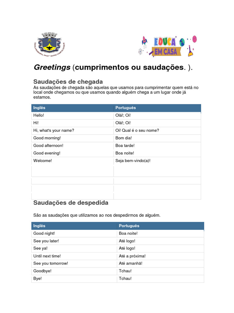 Greetings PDF | PDF