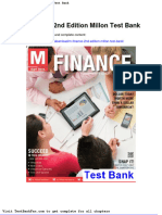 Full Download M Finance 2nd Edition Millon Test Bank