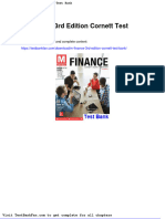 Full Download M Finance 3rd Edition Cornett Test Bank