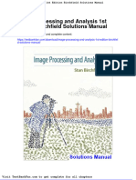 Full Download Image Processing and Analysis 1st Edition Birchfield Solutions Manual