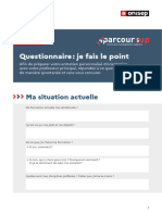 Fe - Questionnaire - Je Fais Le Point