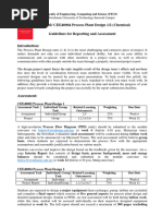 Reporting and Assessment Guideline For Project Plant Design 1 and 2