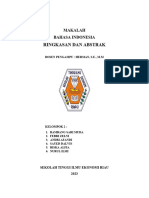 Makalah B. Indonesia Ringkasan Dan Abstrak Kel 2