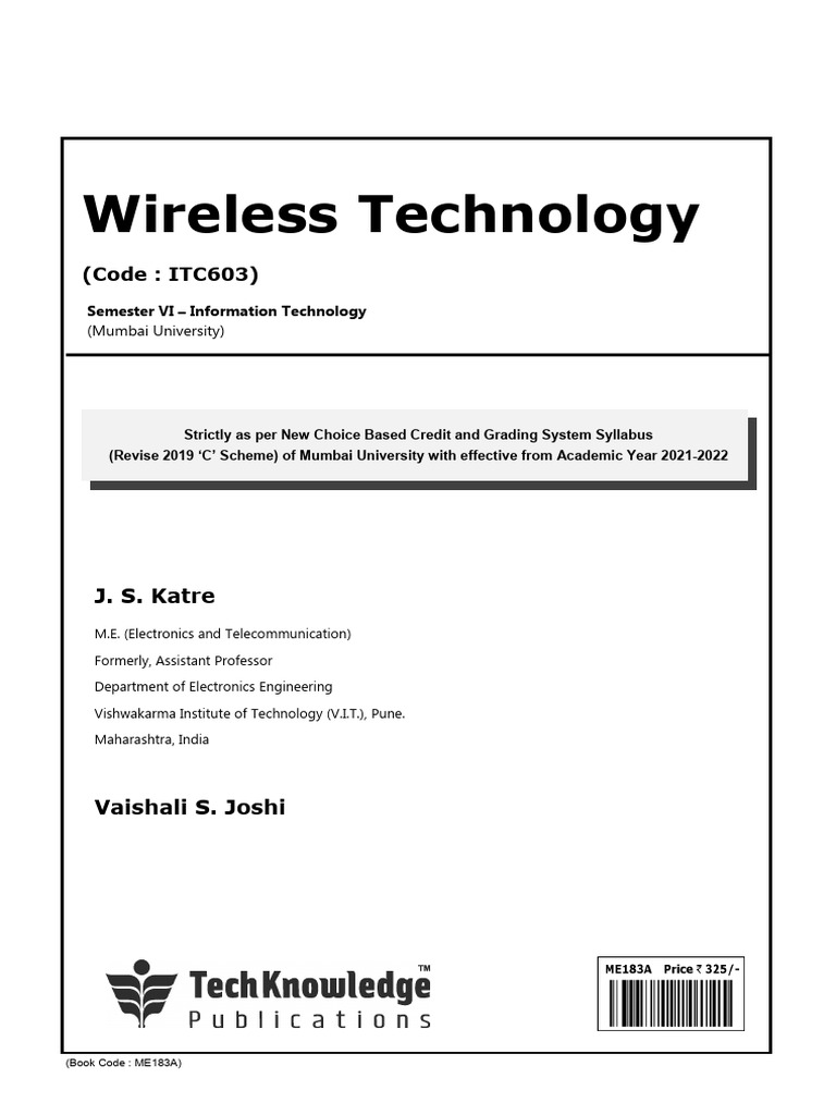 Wireless Techhnology | PDF | Cellular Network | Channel Access Method