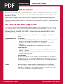 IGCSE-OL - Bus - Sec - 2 - Answers To Case Study - CB
