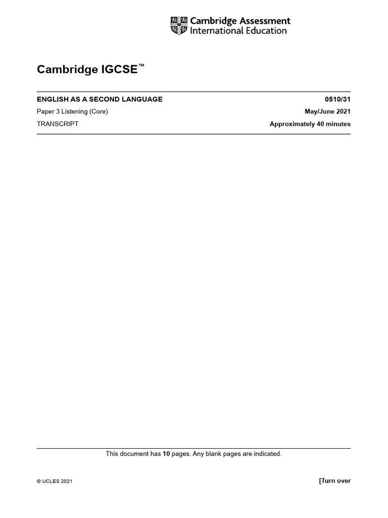 June 2021 Transcript Paper 31 | PDF | Coffee | Coffeehouse