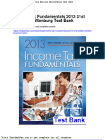Full Download Income Tax Fundamentals 2013 31st Edition Whittenburg Test Bank
