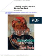 Full Download People and A Nation Volume I To 1877 9th Edition Norton Test Bank