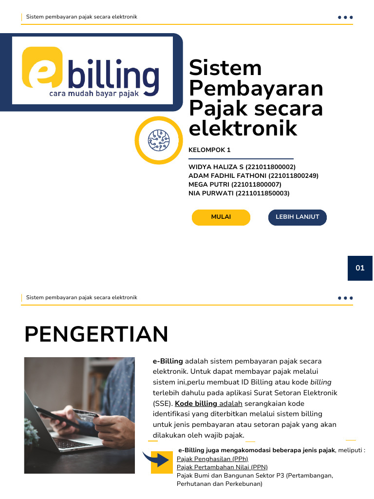 Ebilling Kel 1 Pdf