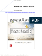 Full Download Personal Finance 2nd Edition Walker Test Bank