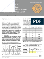 TECHNICAL NOTE 013 Steel Sheet Piling –Drivability vs SPT-N Values - Vibrations and Noise Level
