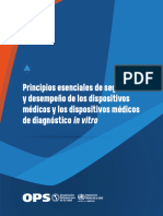 OPS Principios Esenciales de Seguridad y Desempeño de Los Dispositivos Médicos y Los Dispositivos Médicos de Diagnóstico in Vitro