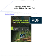 Full Download Information Security and It Risk Management 1st Edition Agrawal Test Bank