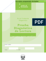 Prueba Diagnóstica de Lectura 1.° Grado de Secundaria Kit de Evaluación de Diagnóstico