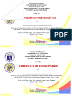 Cert of Pax