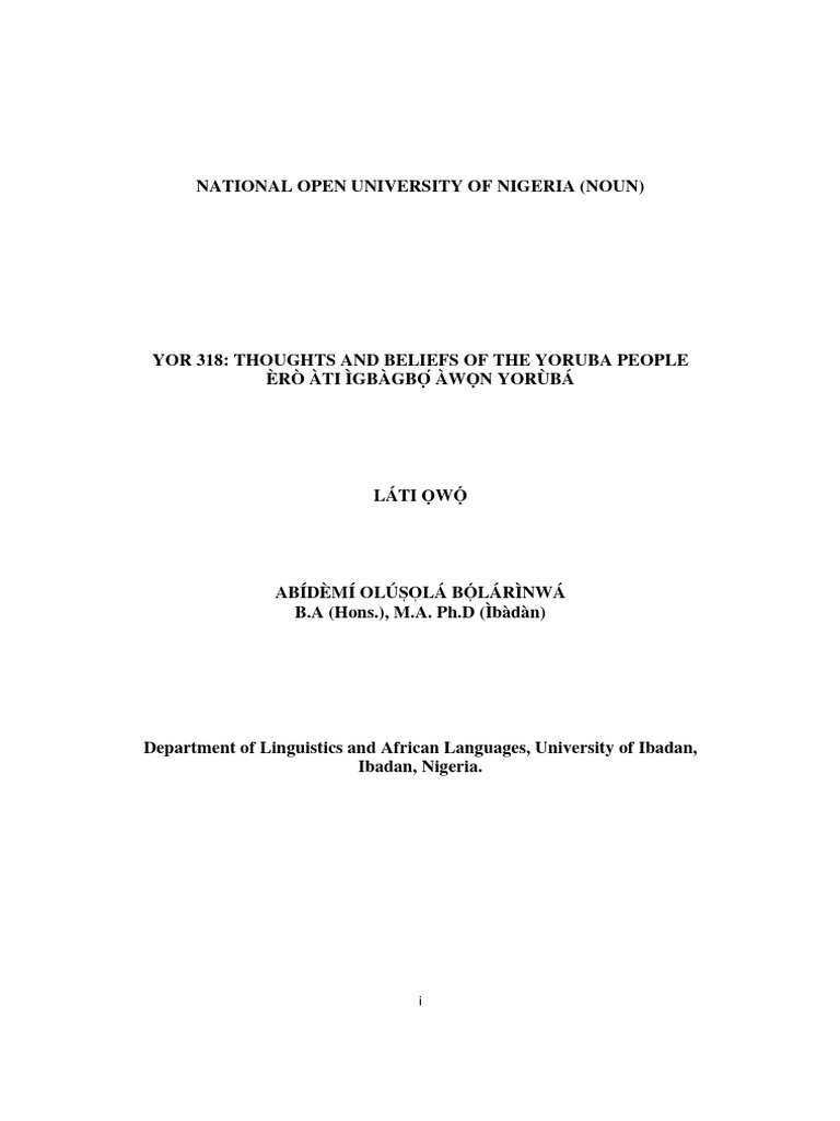 Yor 318 | PDF