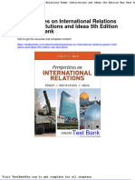Full Download Perspectives On International Relations Power Institutions and Ideas 5th Edition Nau Test Bank