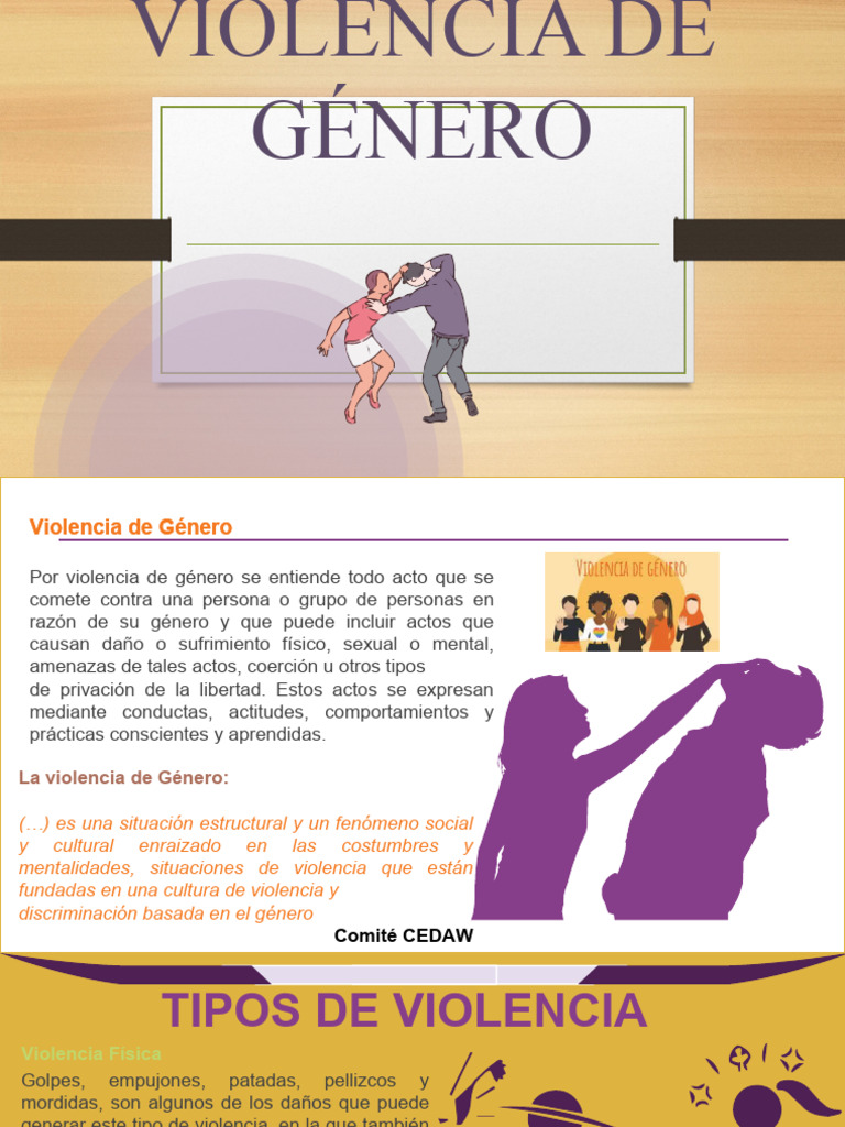 Tipos y Ciclo de la Violencia de Género | PDF | Violencia | Agresión