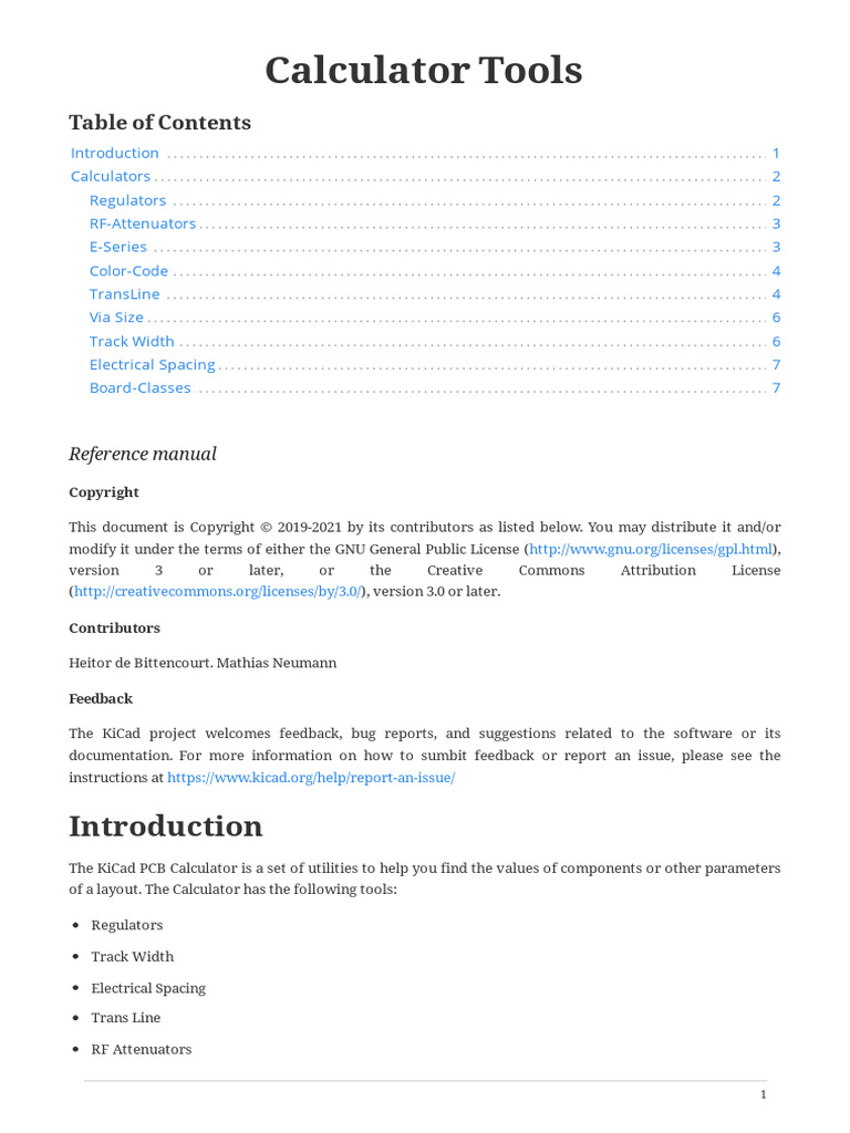 Pcb calculator pdf