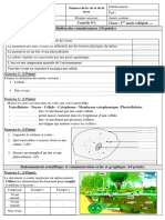 Controle N°1 de SVT Semestre 1 1apic Modele 1