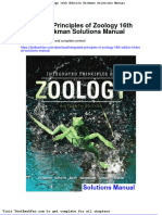 Full Download Integrated Principles of Zoology 16th Edition Hickman Solutions Manual