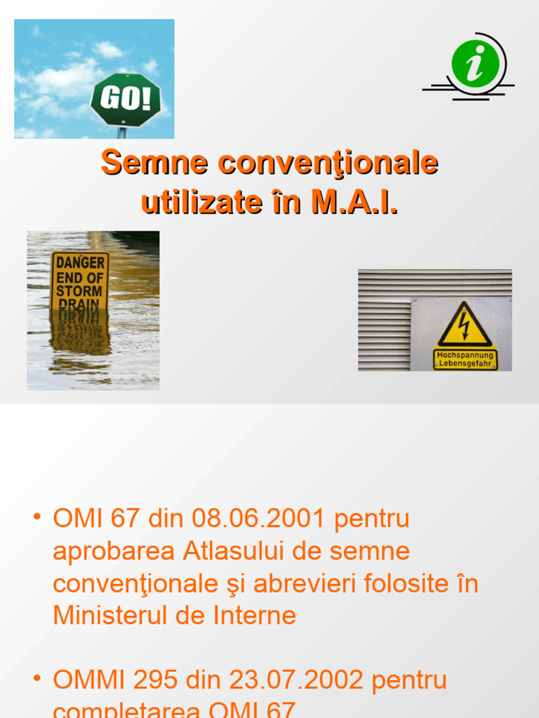 Semne Convenţionale | PDF