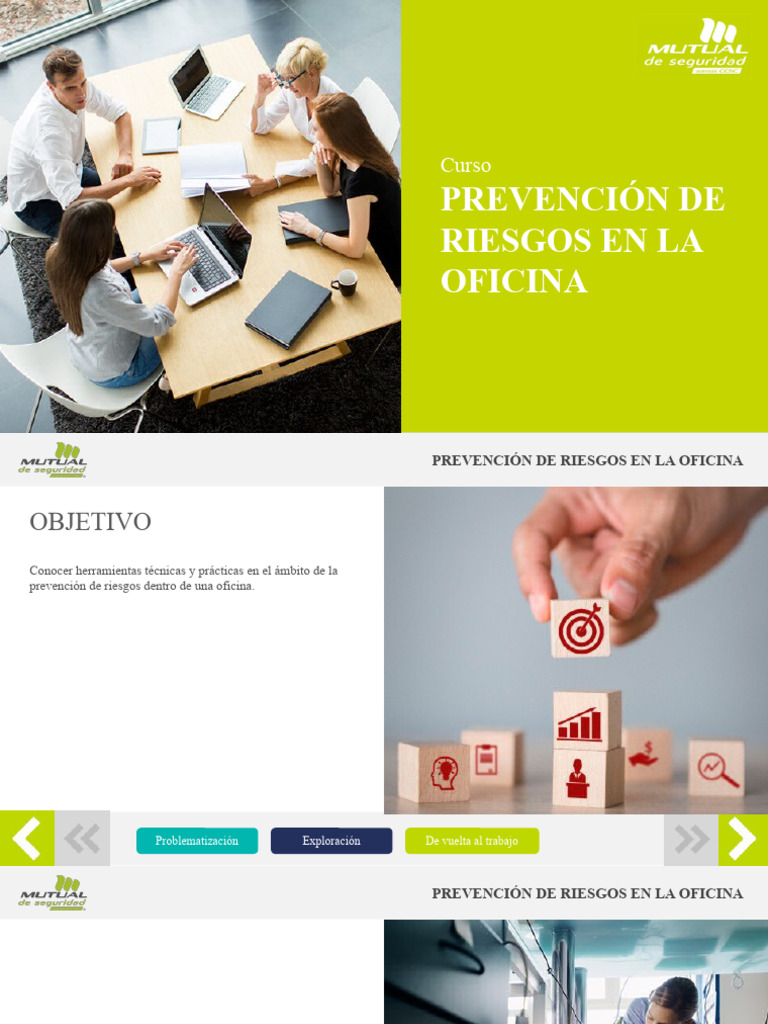 Prevención de Riesgos en Oficinas | PDF | Seguridad y salud ocupacional ...