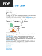Tipos de Propagação do Calor e Exercícios | PDF | Calor | Transferência ...