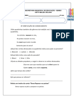 8 Verificação de Conhecimento4 Ano