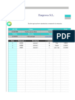 Ejemplos de Cotizaciones en Excel