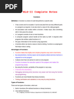 PPS Mid 2 Complete Notes