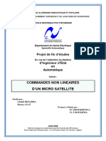 Commandes Non Lineaires D'un Micro Satellite