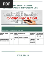 Communication in Everyday Life