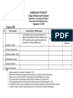 Advisor Proposal Request To PHD Students-2015 Entry