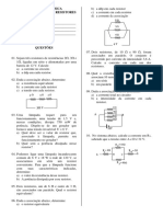 Associação de Resistores - Trabalho de Física