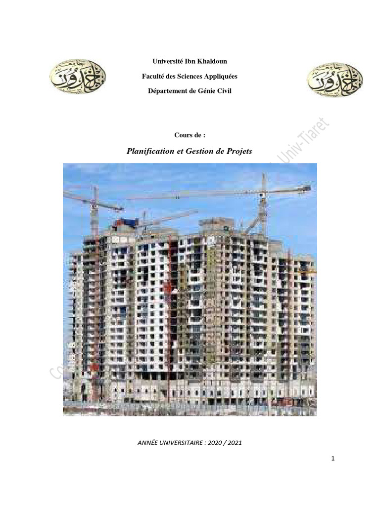 Cours de Planification Et Gestion de Projet - Partie A | PDF