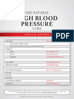 Blood Pressure Report Natural Cures High