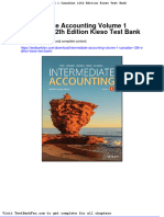 Full Download Intermediate Accounting Volume 1 Canadian 12th Edition Kieso Test Bank