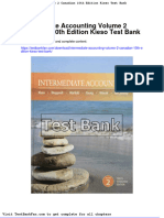 Full Download Intermediate Accounting Volume 2 Canadian 10th Edition Kieso Test Bank