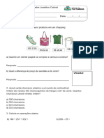 03 - 08 - Atividade de Matemática 5º Ano