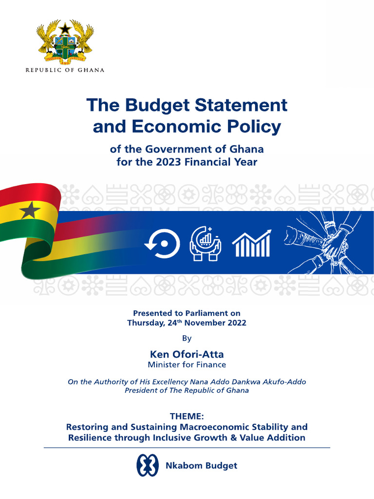 2023 Budget Statement v2 PDF Cost Of Living Ghana