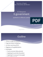 E-Government in Different Coutries